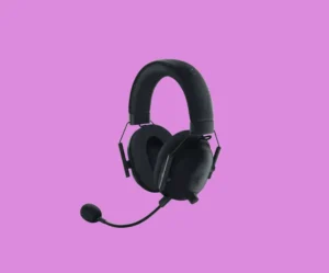 Gaming Headset for PC A black gaming headset with a microphone, bla bla.