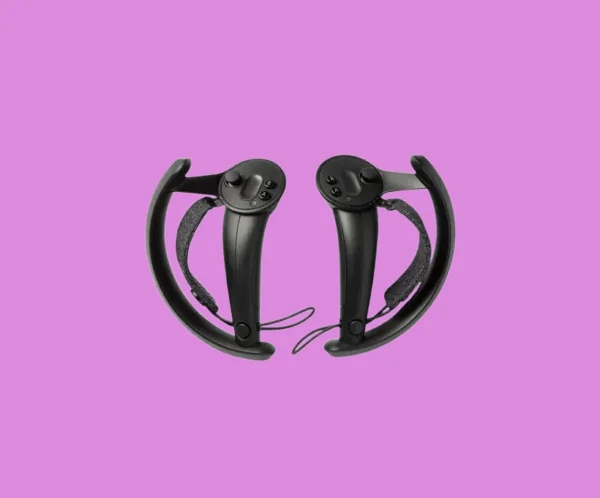 VR headset controllers for immersive gaming experience. bla bla.
